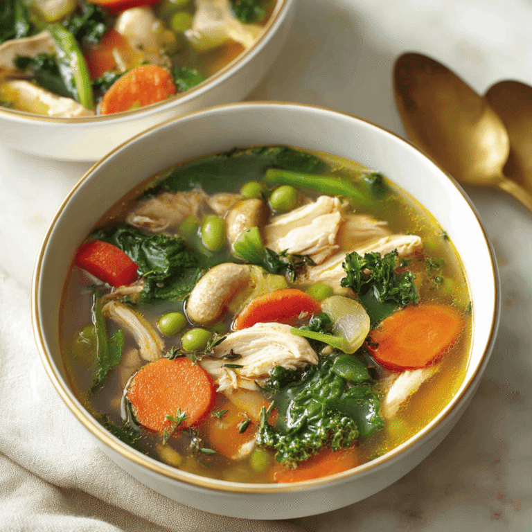 Chicken & Vegetable Soup (Immune Boosting) Recipe