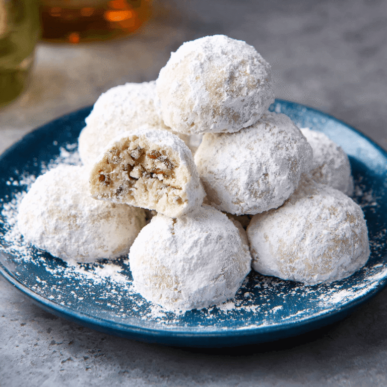Buttery Pecan Snowball Cookies Recipe