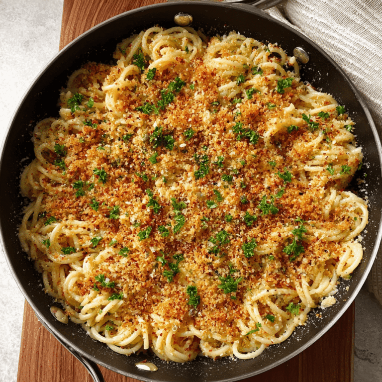 Garlic Bread Pasta Recipe