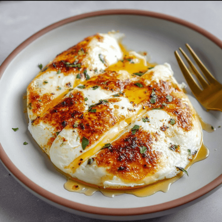 Hot Honey Mozzarella Eggs Recipe