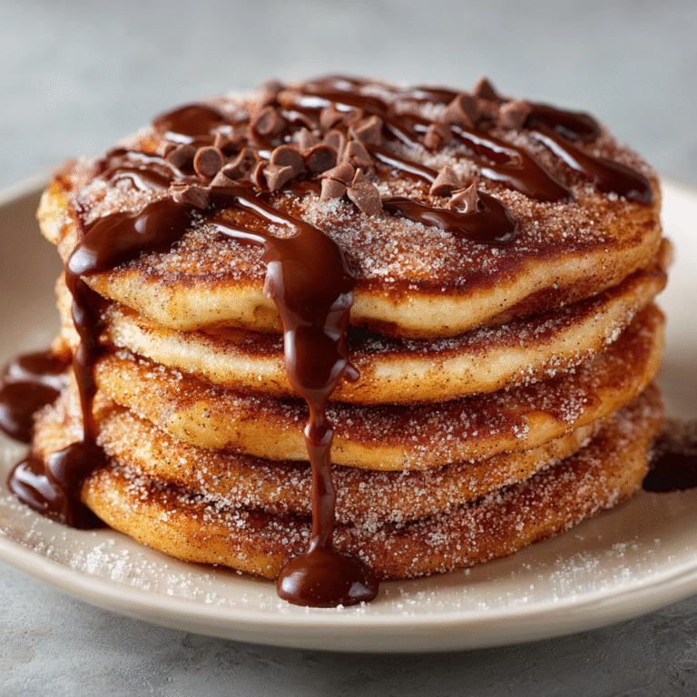 Irresistible Spanish Churro Pancakes Recipe