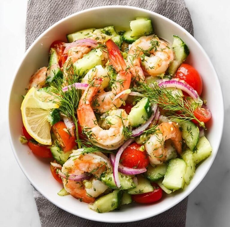 Fresh Cucumber Shrimp Salad Recipe