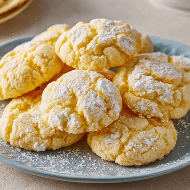 Quick Gooey Butter Cookies with Yellow Cake Recipe