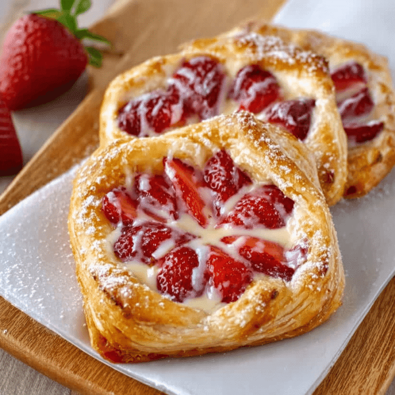 Quick & Easy Strawberry Danish Recipe