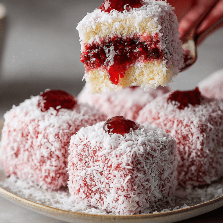 Raspberry Lamingtons Recipe