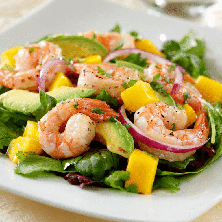 Aussie Prawn Salad with Avocado and Mango Recipe