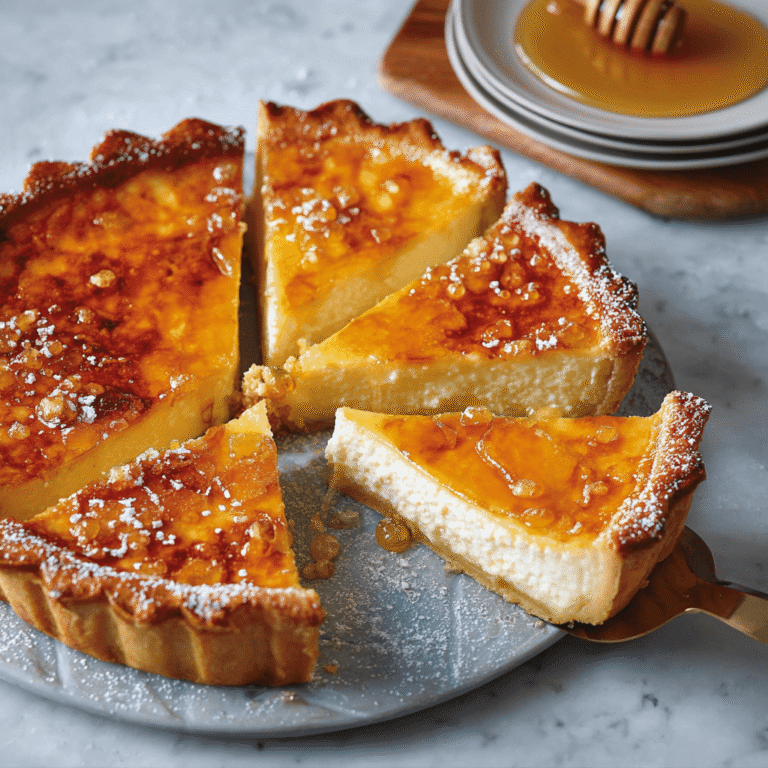 Greek Honey Pie Recipe