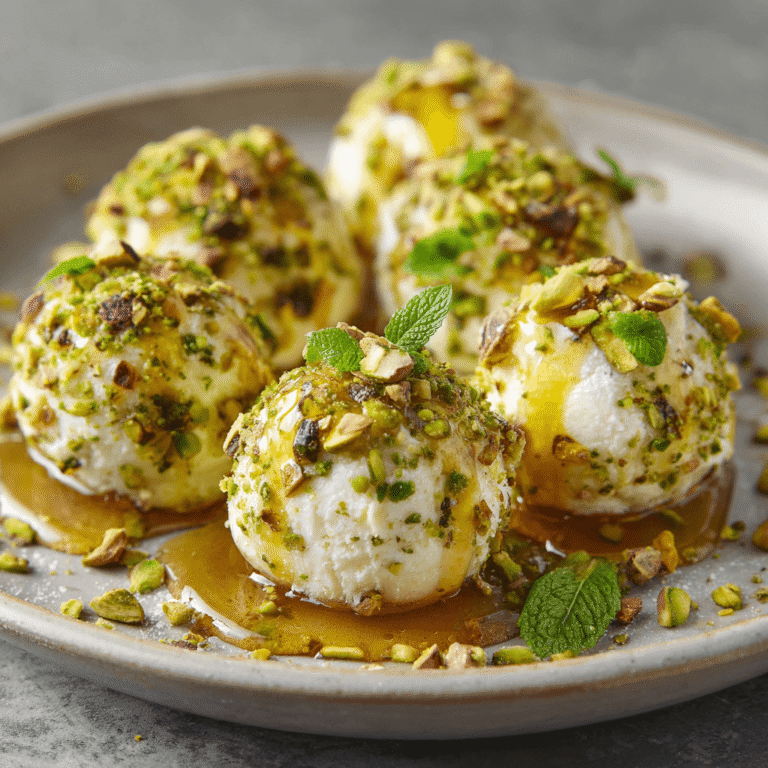 Ricotta Pistachio Honey Bites Recipe