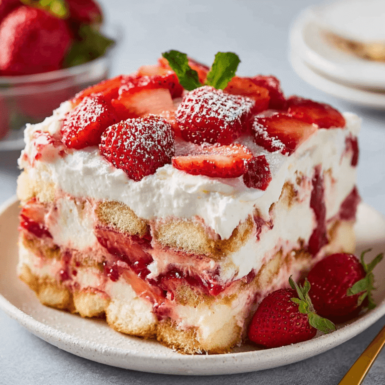 Strawberry Shortcake Tiramisu Recipe