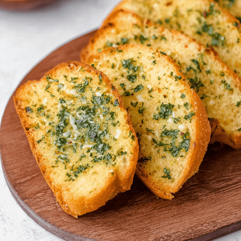 Easy Garlic Bread Recipe