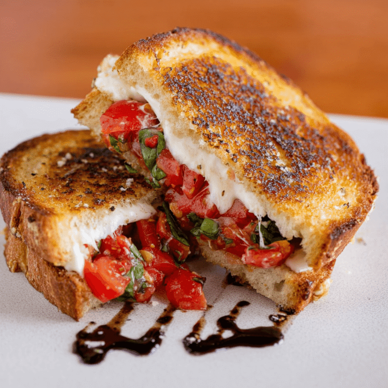 Bruschetta Grilled Cheese Sandwich Recipe