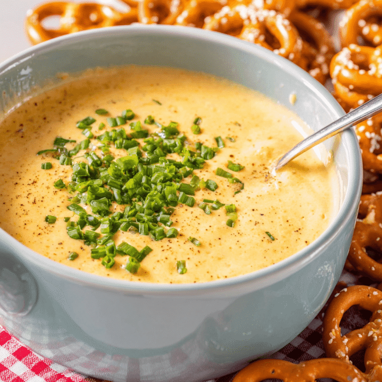 Creamy Beer Cheese Dip Recipe