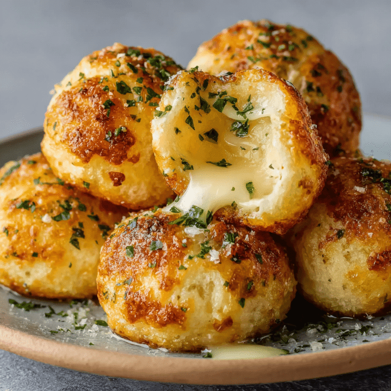 Garlic Butter Cheese Bombs Recipe