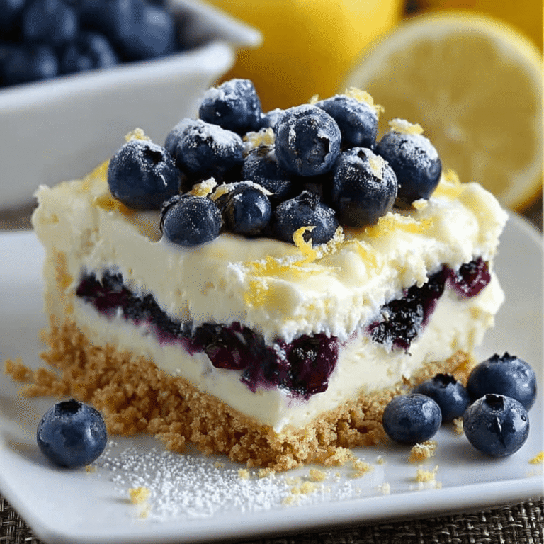 Blueberry Lemon Heaven Dessert Recipe