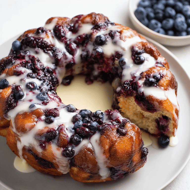 Blueberry Monkey Bread Recipe