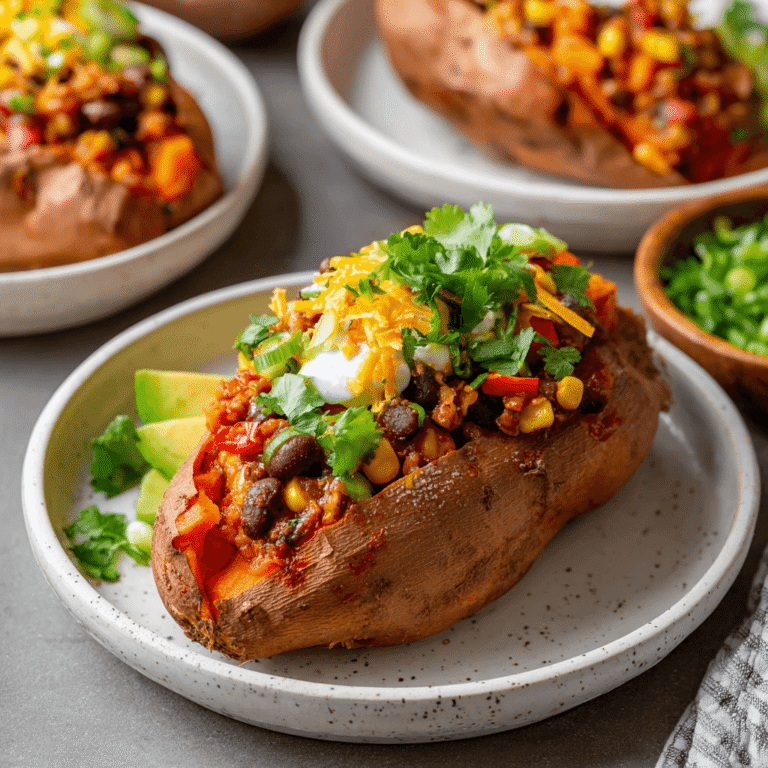 Stuffed Sweet Potatoes with Chili Recipe