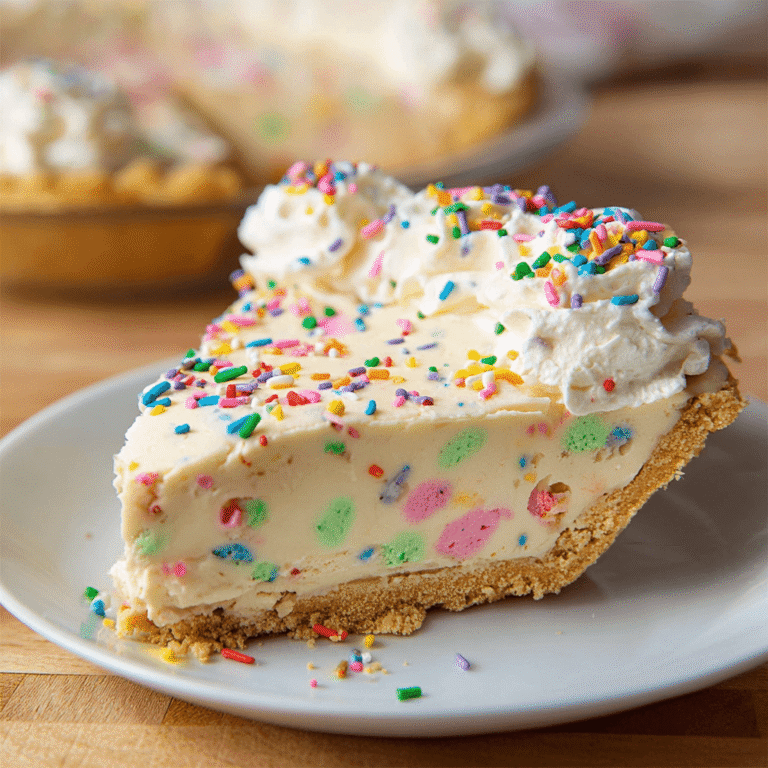Birthday Cake Pie Recipe