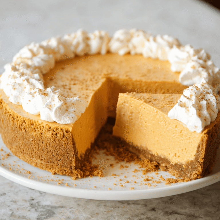 No-Bake Pumpkin Cheesecake Recipe
