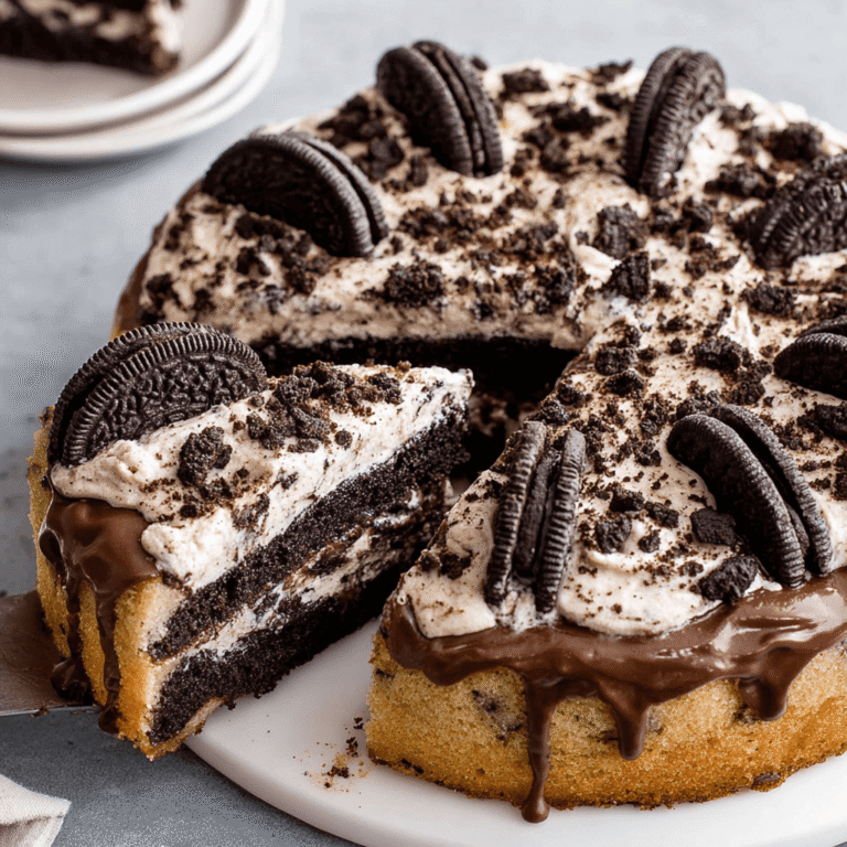 Oreo Cookie Cake Recipe