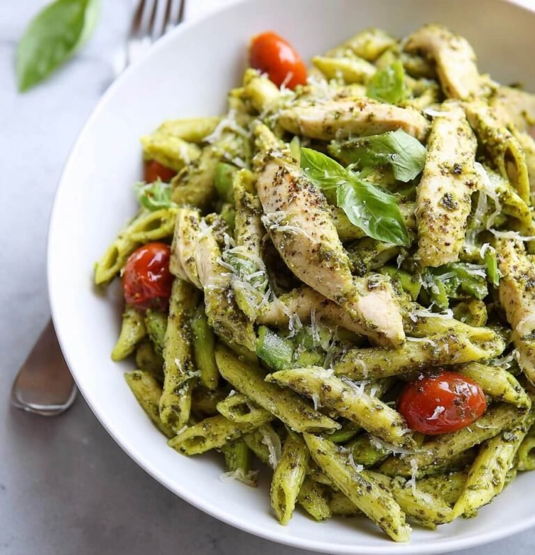 Chicken Pesto Pasta Recipe
