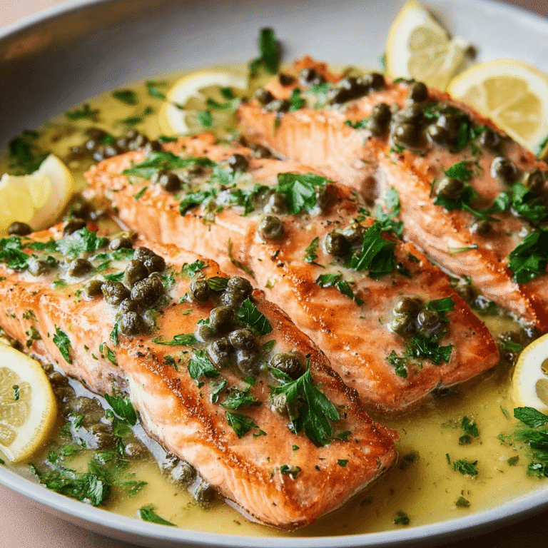 Salmon Piccata Recipe