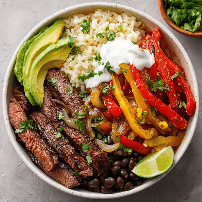 Steak Fajita Power Bowls Recipe