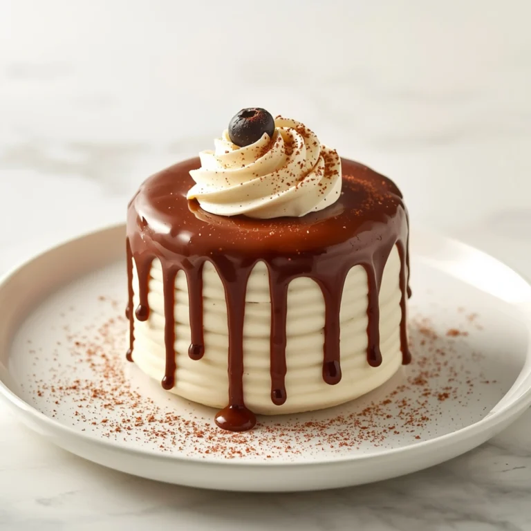 Close-up of Dog Birthday Cake dessert with glossy finish and elegant toppings
