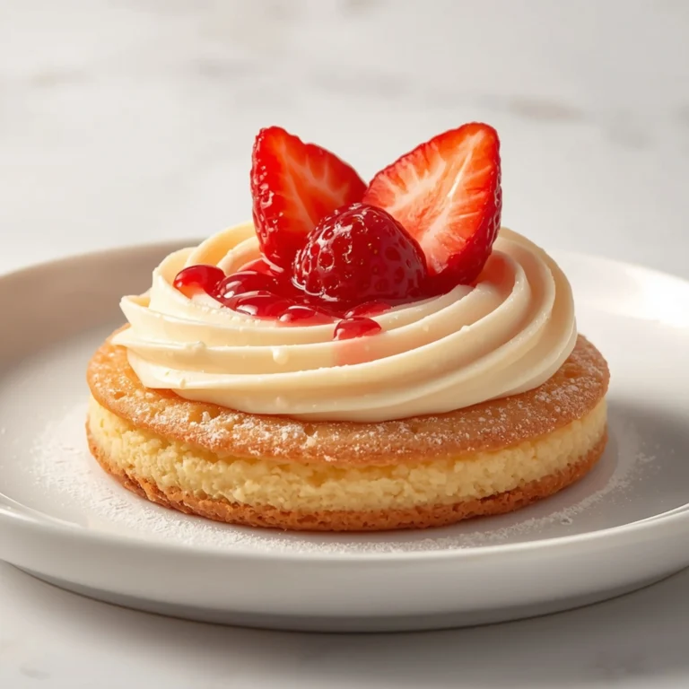 Close-up of Irresistible Strawberry Cheesecake Cookies dessert with glossy finish and elegant toppings