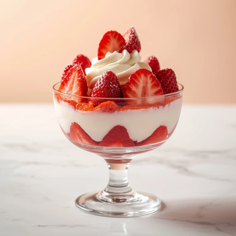 Close-up of Strawberry Yogurt Parfaits dessert with glossy finish and elegant toppings