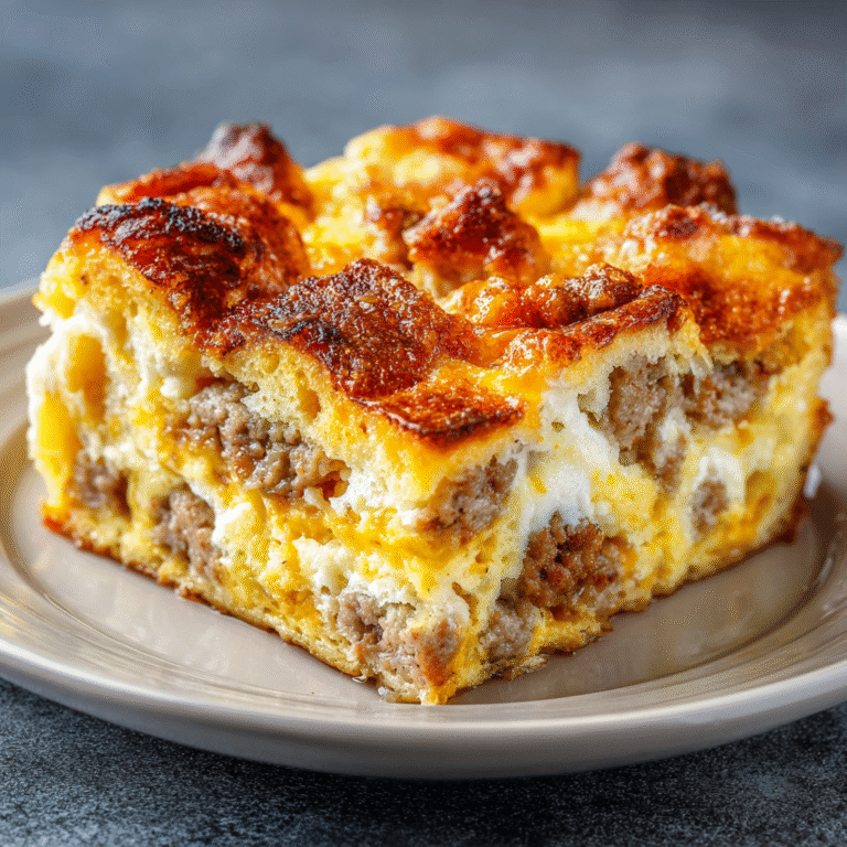 Easy Pancake Sausage Casserole for a Crowd-Pleasing Breakfast