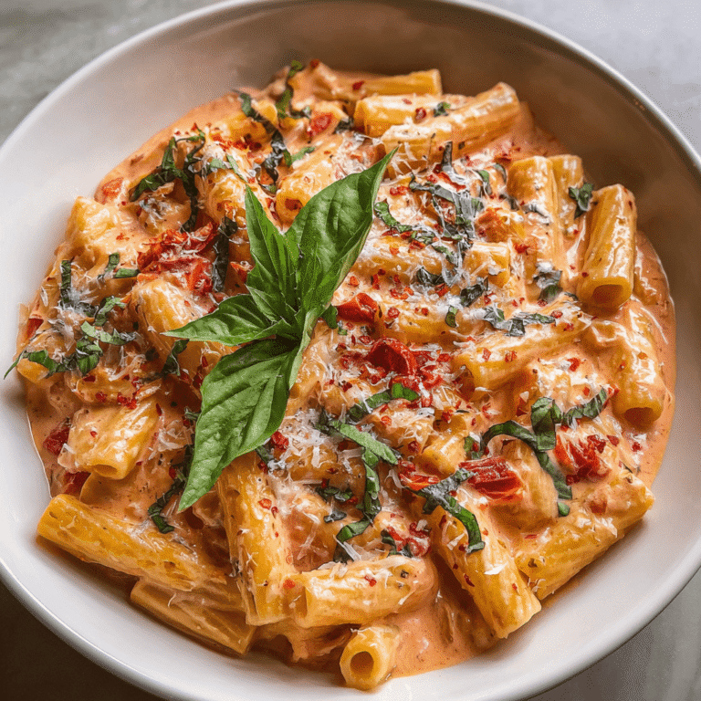 20-Minute Creamy Tomato Garlic Pasta