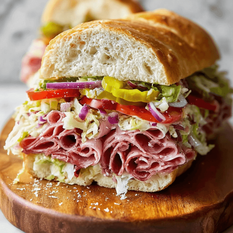 The Viral Italian Grinder Salad Sandwich Recipe