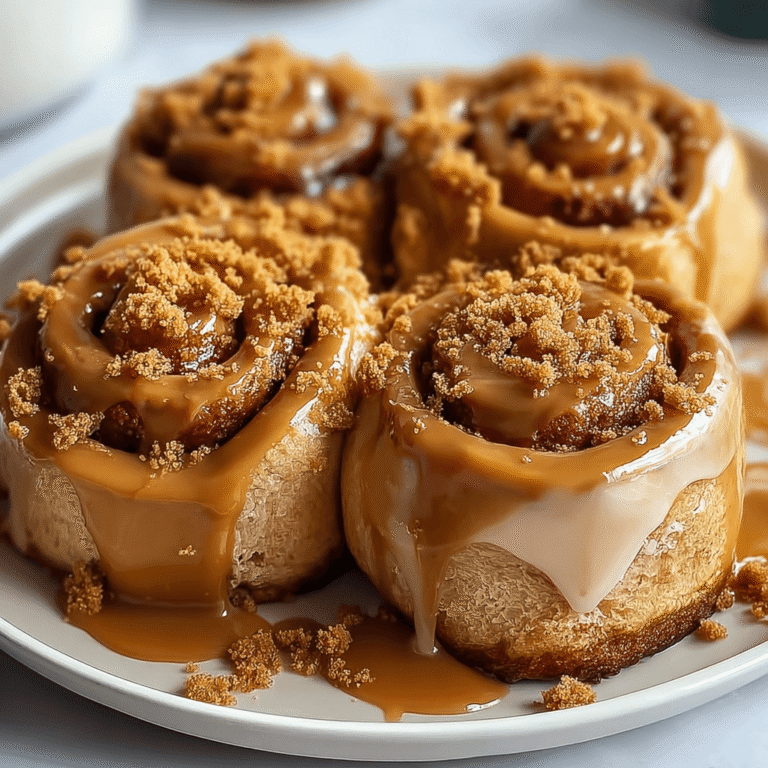 Biscoff Cinnamon Rolls: The Perfect Cookie Butter Swirl