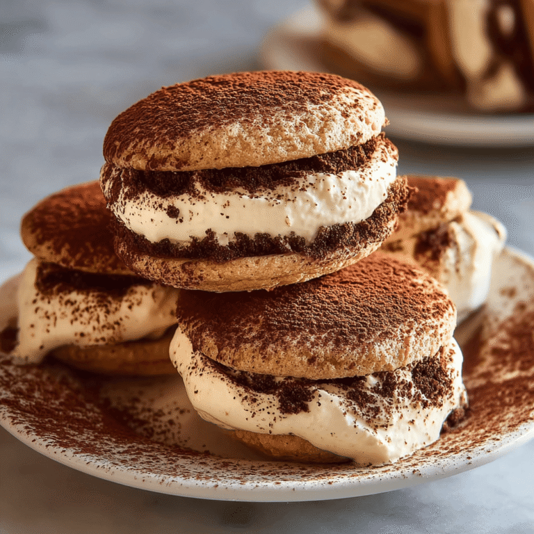 Rich Tiramisu Sandwich Cookies for Coffee Lovers