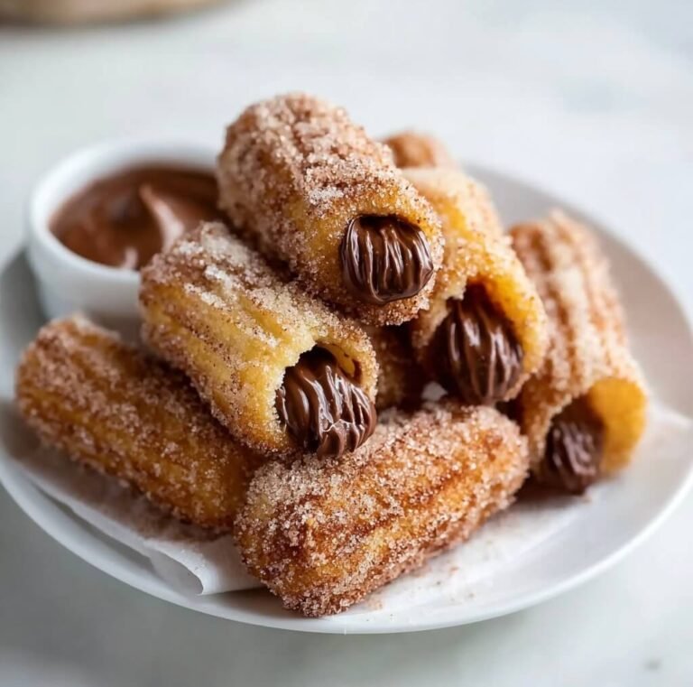 Effortless Churro Bites with Creamy Nutella Dip