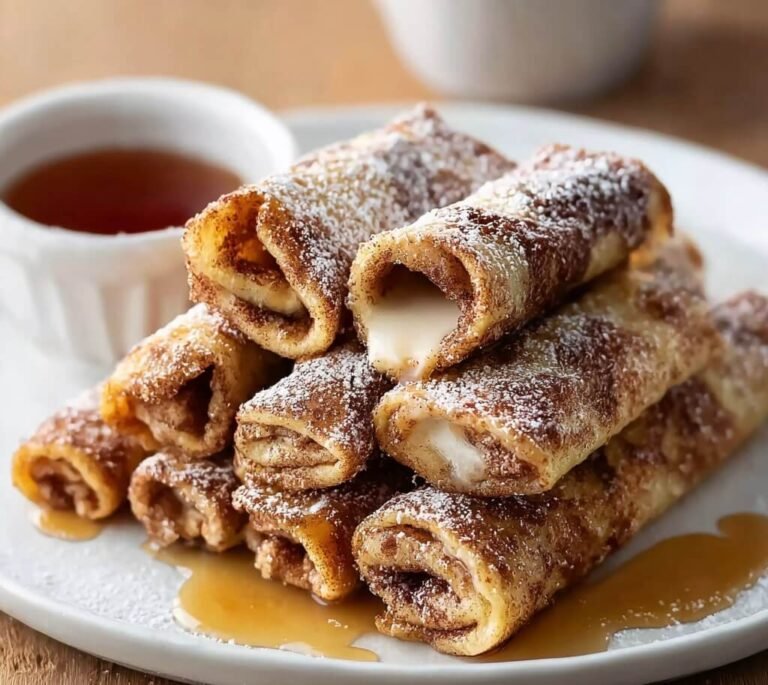 Cinnamon Roll French Toast Roll-Ups