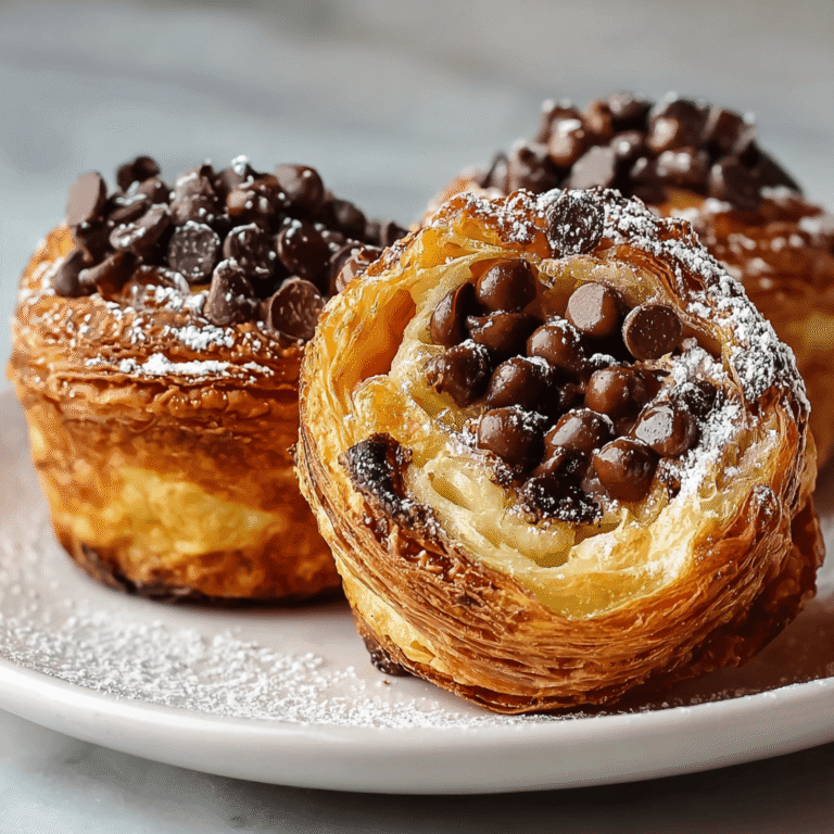 How to Make Bakery-Style Chocolate Chip Cruffins