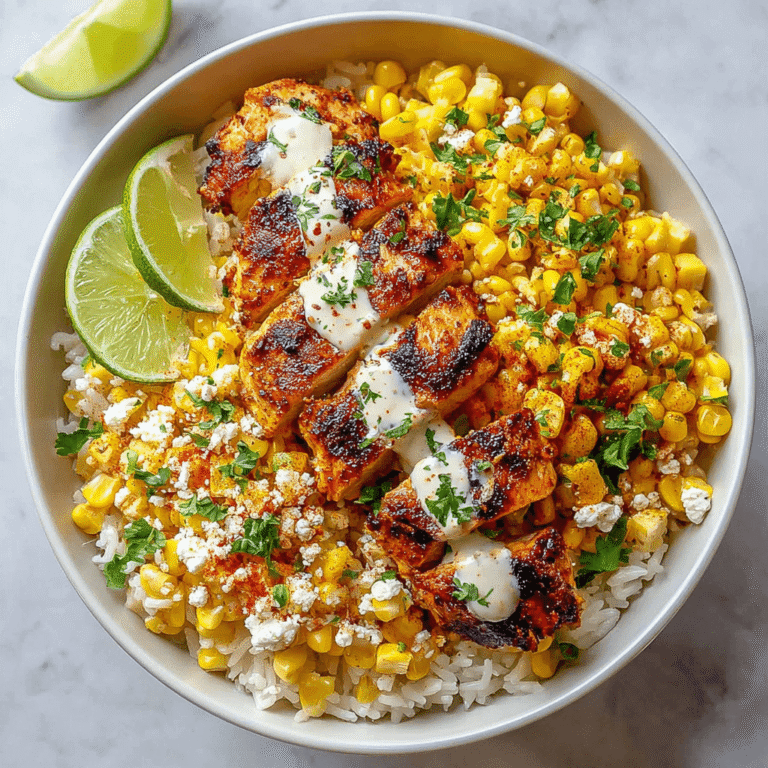 Easy Street Corn Chicken Rice Bowl (30-Minute Meal)