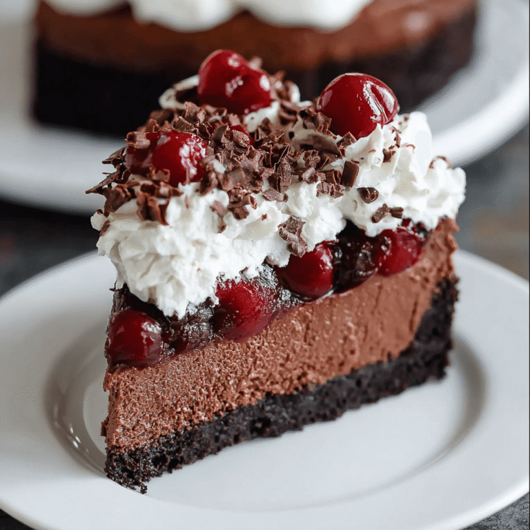Rich Black Forest Cheesecake: A Step-by-Step Guide