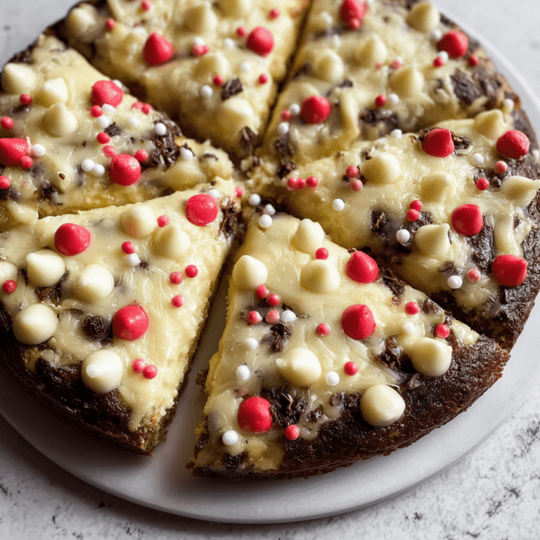 White Chocolate Brownie Pizza: A Fudgy, Shareable Dessert