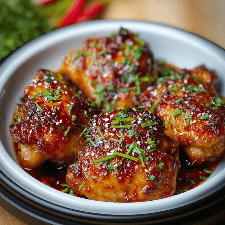 Crispy Sweet Chili Chicken Thighs in the Air Fryer