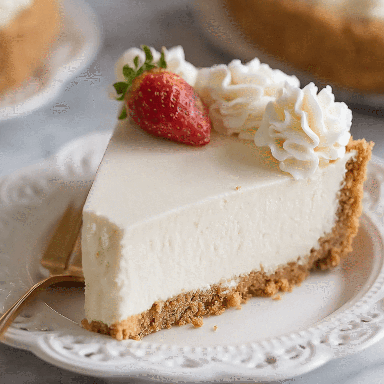 The Easiest No-Bake Cheesecake for a Perfect Set Every Time