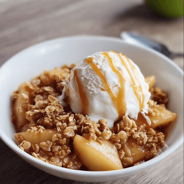 Easy Apple Cinnamon Crisp with a Perfect Crunchy Oat Topping