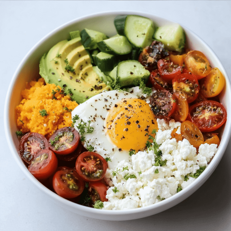High-Protein Savory Cottage Cheese Bowl (5-Minute Recipe)