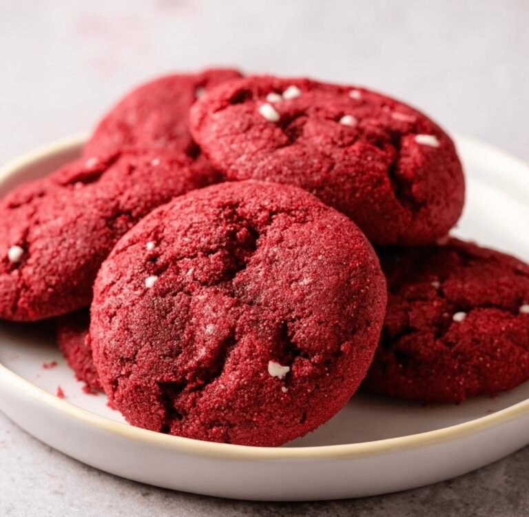 Rich & Chewy Gluten-Free Red Velvet Cookies