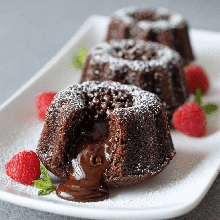 Effortless Molten Chocolate Lava Cakes