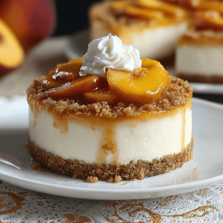 How to Make an Irresistible Peach Cobbler Cheesecake