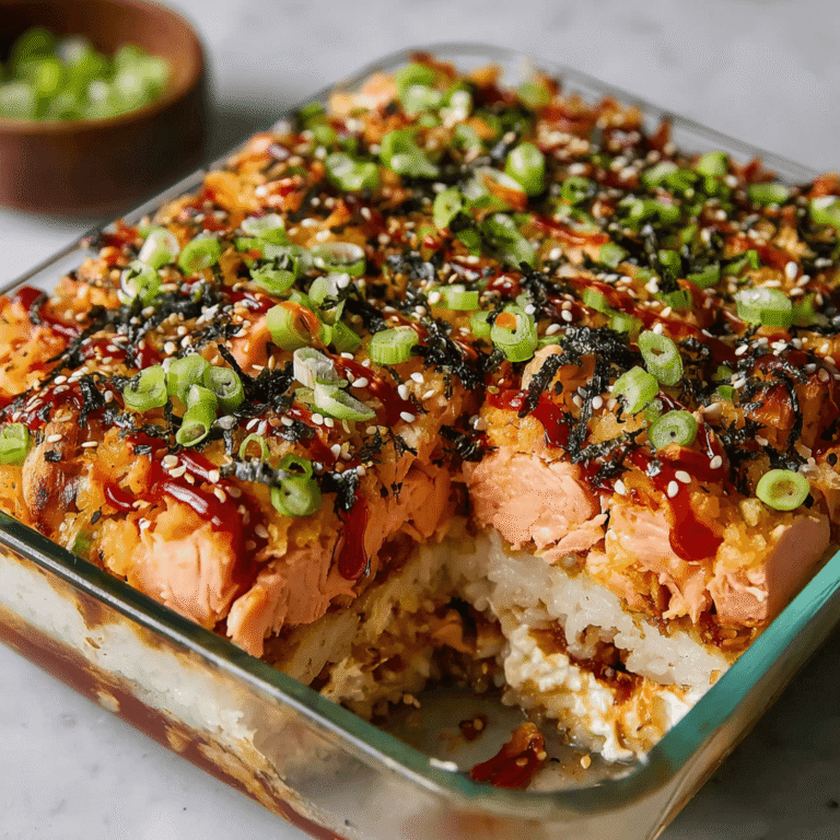 Easy Spicy Salmon Sushi Bake You’ll Make on Repeat