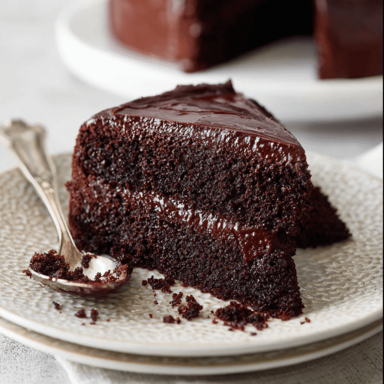 The Foolproof Chocolate Fudge Cake Recipe
