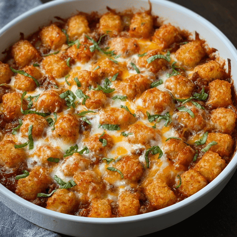 Cheesy Pizza Tot Casserole (Ready in Under an Hour)